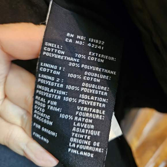 SAM. New York Women's Coat Size S PINK RACCOON FUR HOODIE Army Green Jacket - Picture 13 of 15